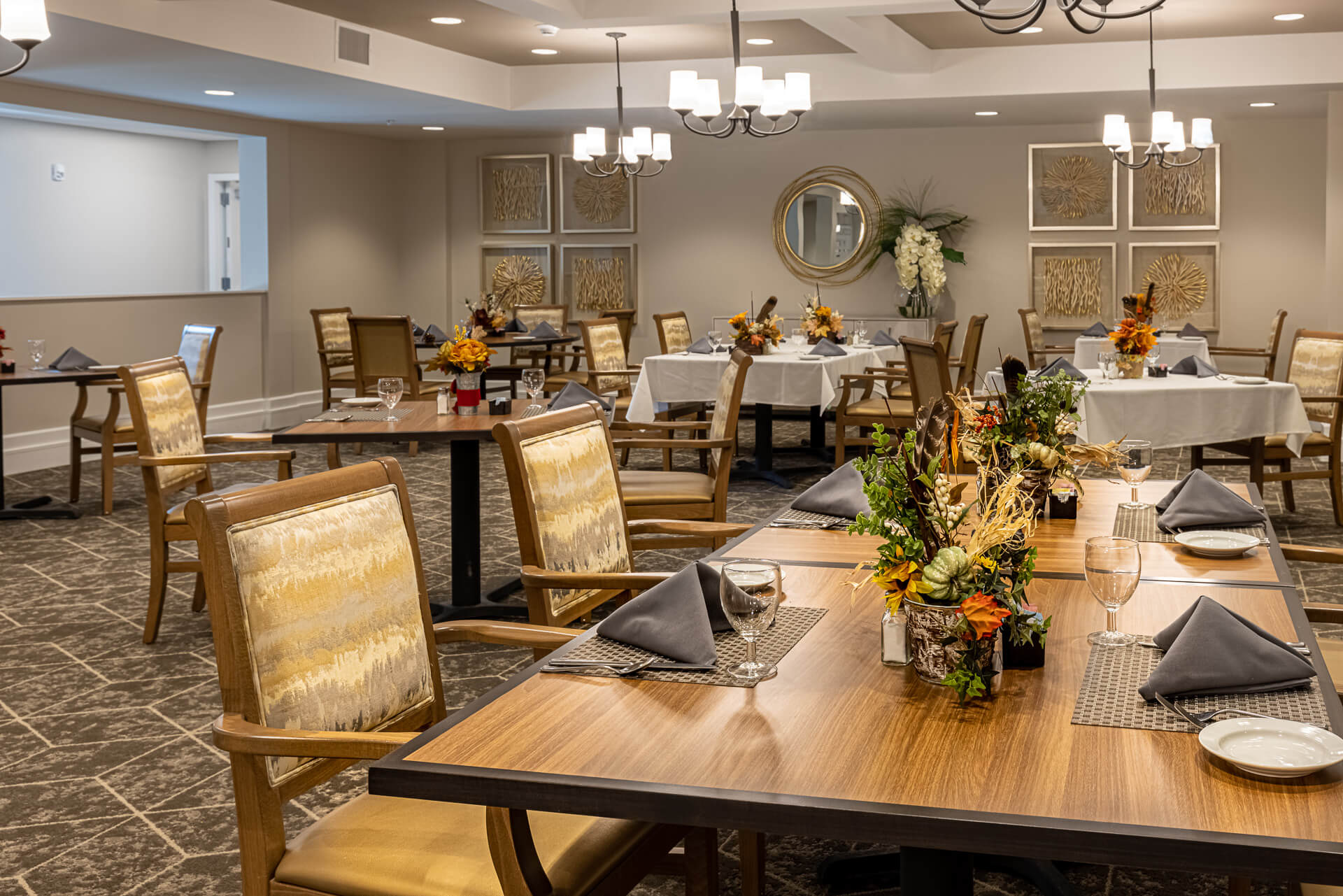 interior dining area