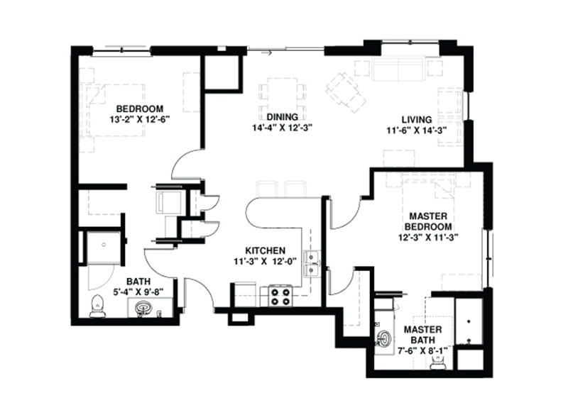 Indian Lake White Oak Floor Plan